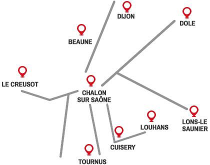 Secteur d'intervention d'EZEL Bâtiment